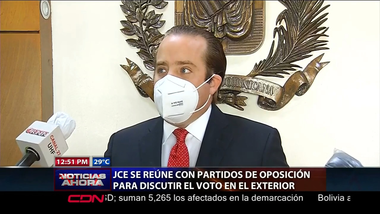 JCE Se Reúne Con Partidos De Oposición Para Discutir El Voto En El Exterior