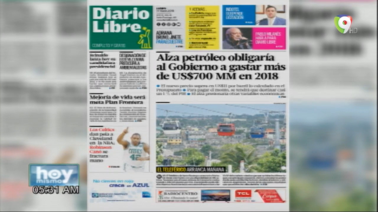 Actualízate Con Los Principales Periódicos Del País, 14 De Mayo Del 2018