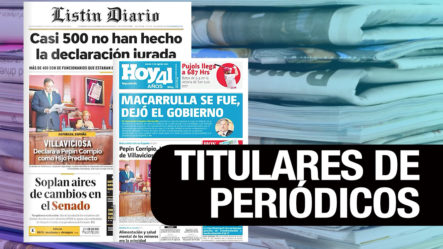 Principales Portadas De Los Periódicos De Hoy 11-08-2022