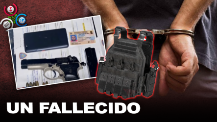 Durante Persecución En Pedro Brand, Autoridades Lograron Incautar Una Pistola Y Chalecos Antibalas