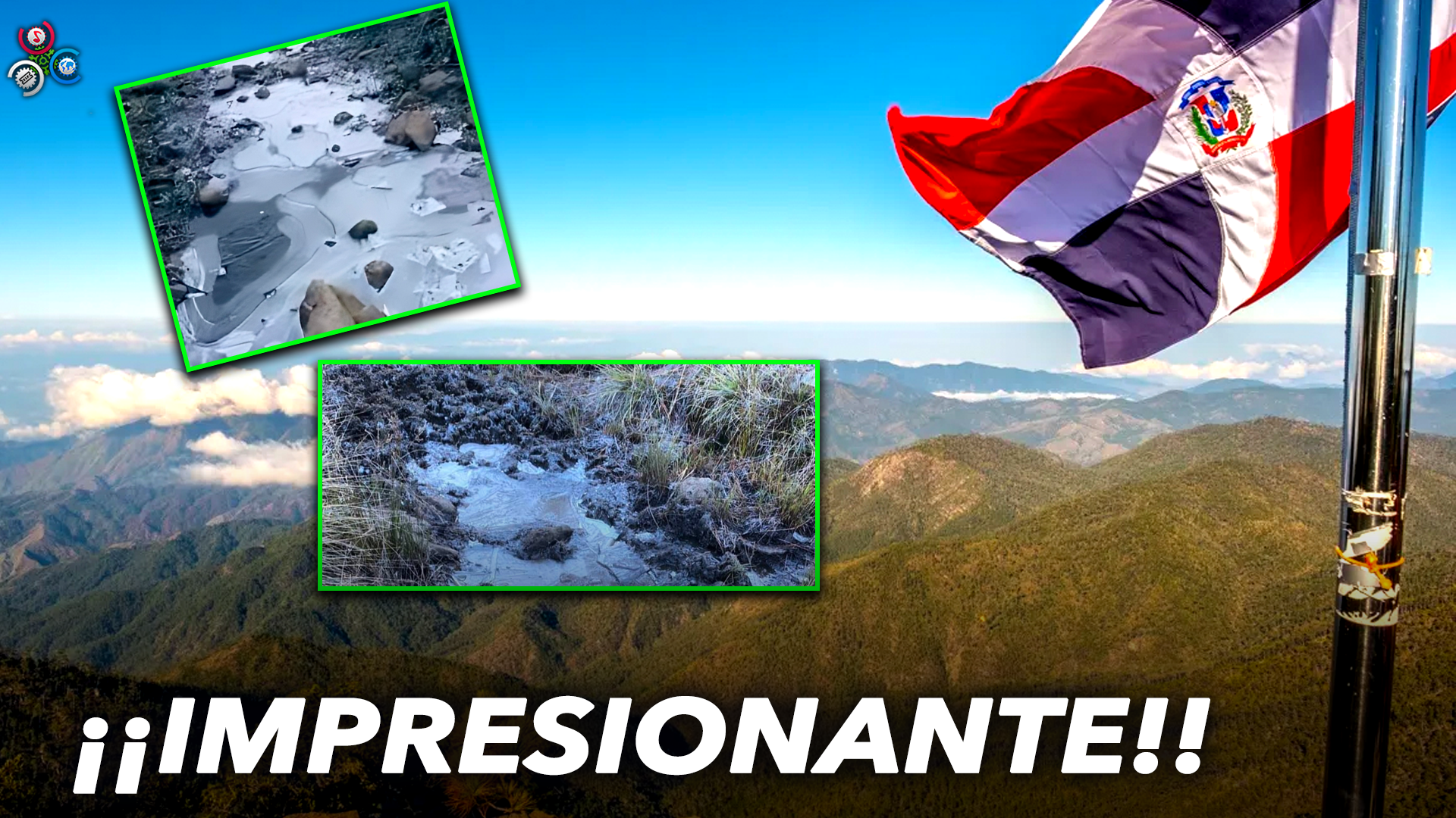 Arroyo En El Pico Duarte Se Congela “Creando Un Paisaje De Invierno Inesperado”