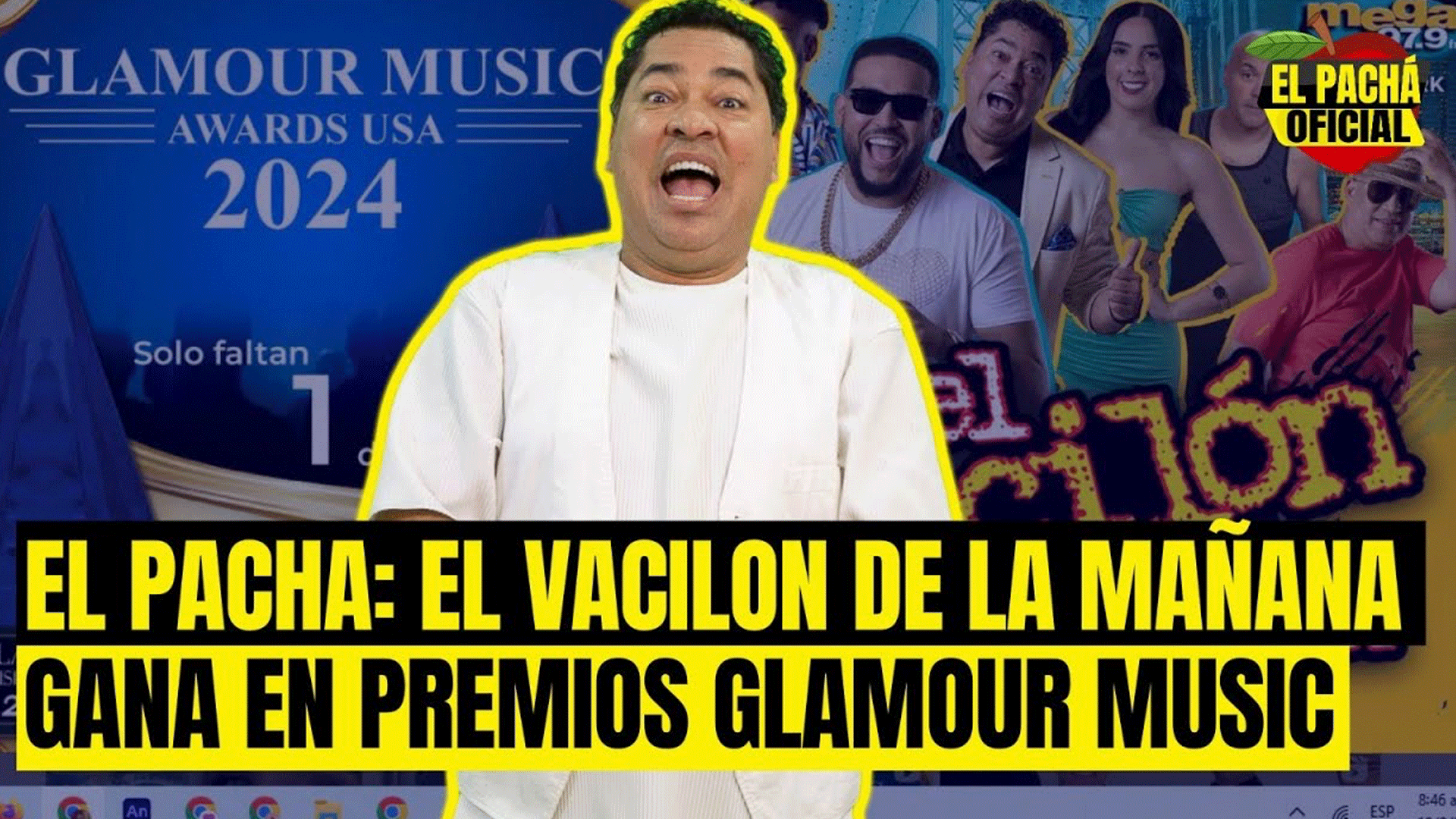 EL PACHA : EL VACILON DE LA MAÑANA GANA EN PREMIOS GLAMOUR MUSIC