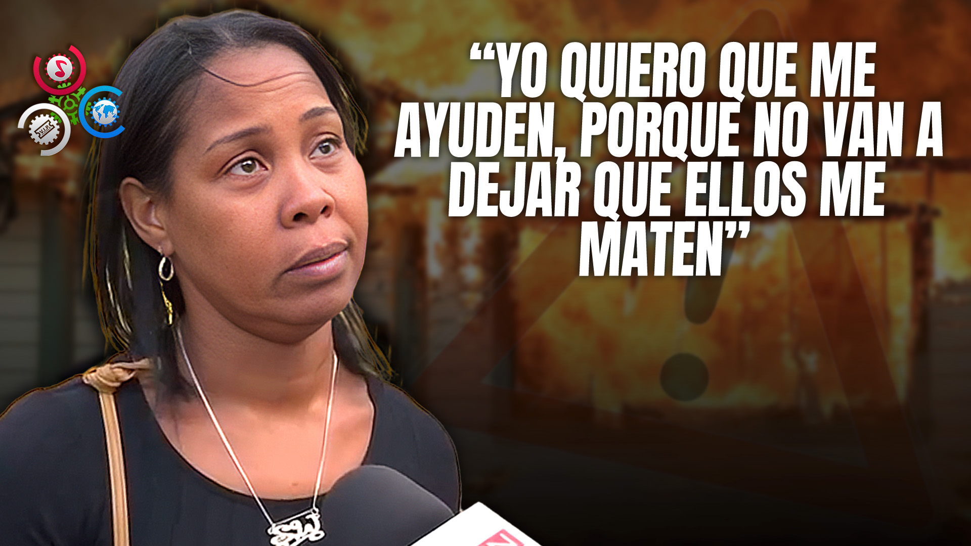 Entre Lágrimas, Mujer Denuncia Que Está Recibiendo Amenazas De Indocumentados Haitianos