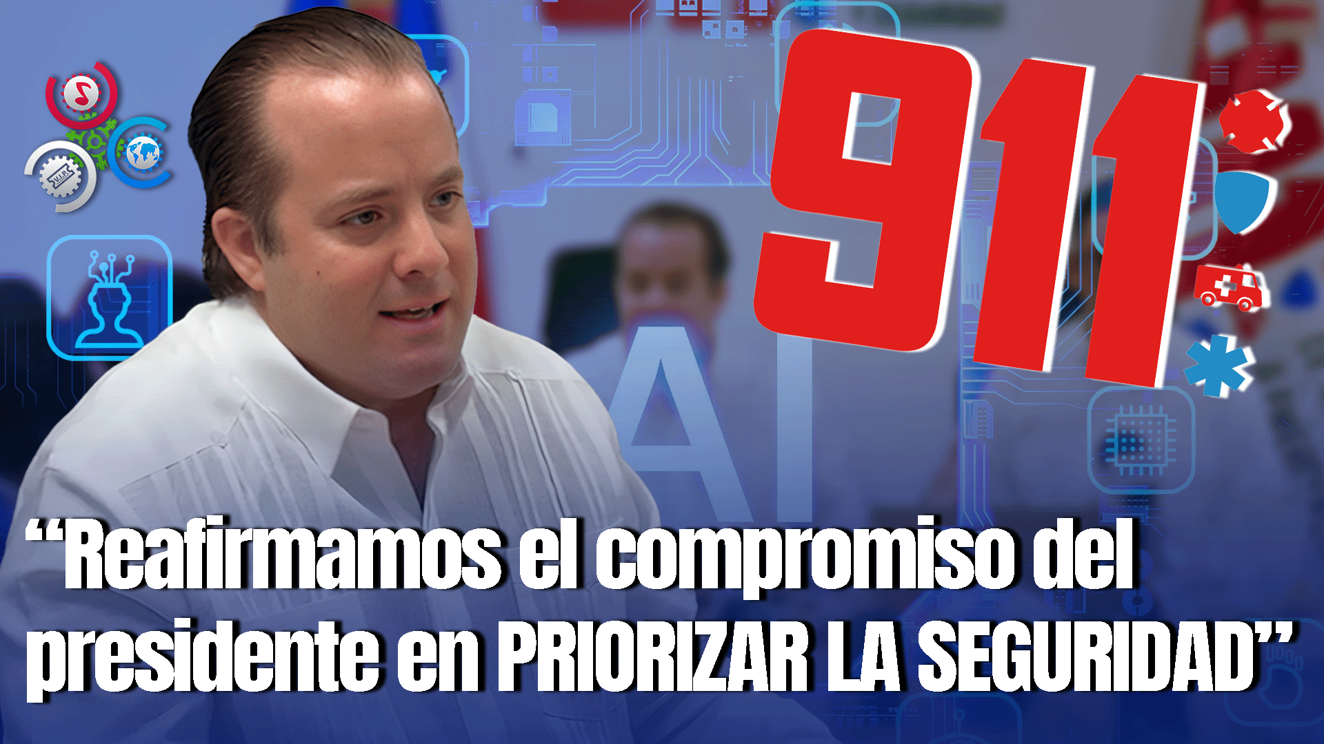 Ministro Paliza Anuncia Refuerzo Y Expansiones En La Asistencia Del Sistema 911 Con Inteligencia Artificial
