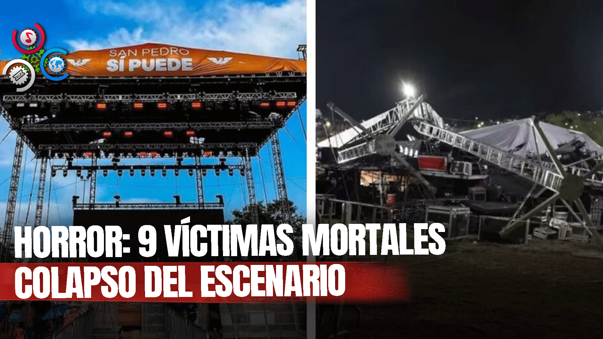 Reportan 9 Muertos Tras El Derrumbe De Un Escenario Donde Estaba Máynez