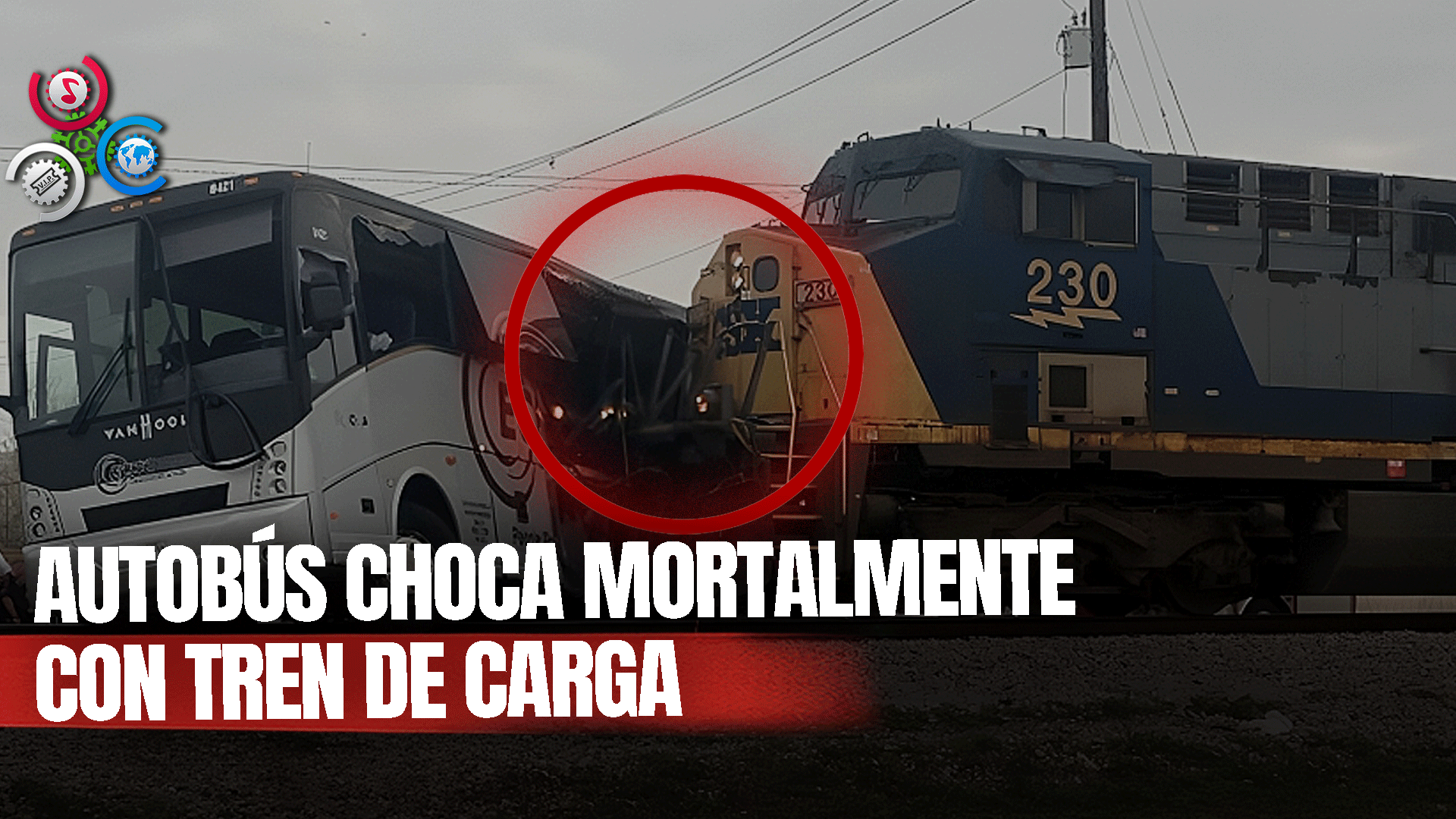 Un Autobús Se Estrella Fatalmente Contra Un Tren De Carga En Perú