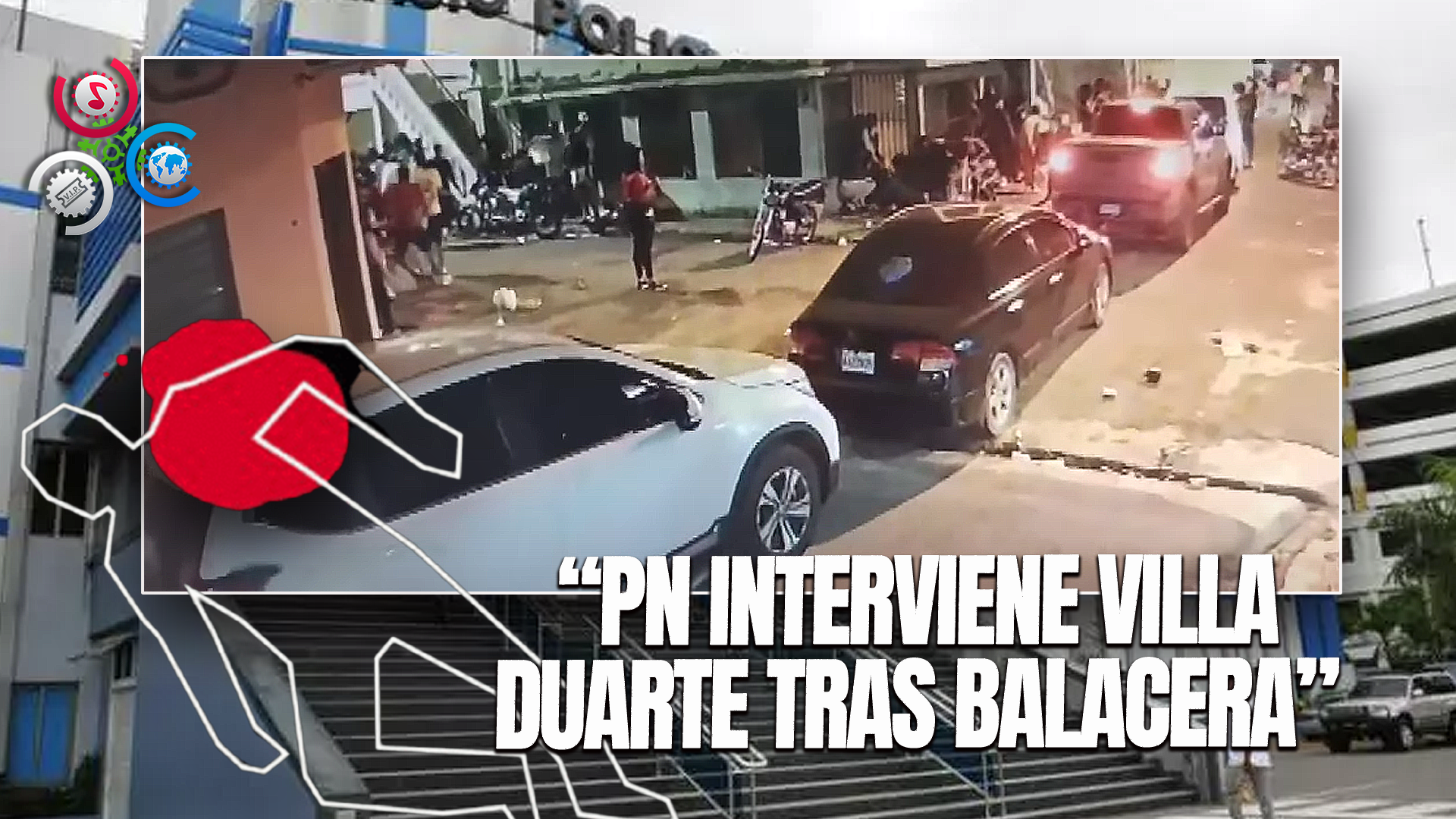 PN Interviene Villa Duarte Tras Balacera Que Dejó Varios Heridos