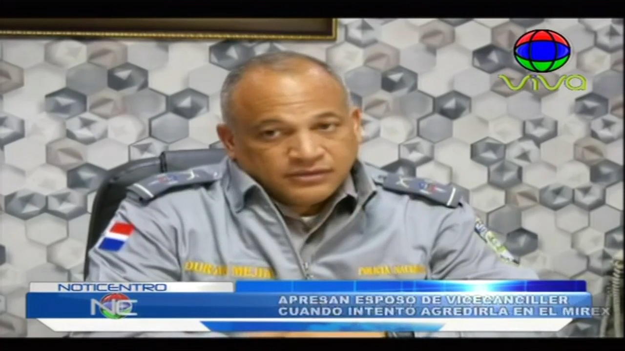 Apresan Al Esposo De La Vice-canciller Cuando Intentó Agredirla En El MIREX