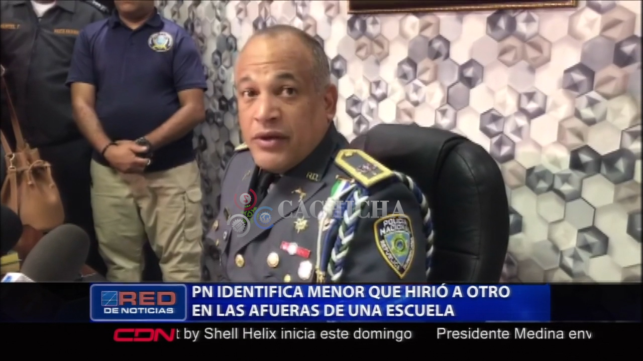 PN Identifica Menor Hirió A Otro En Las Afueras De Una Escuela