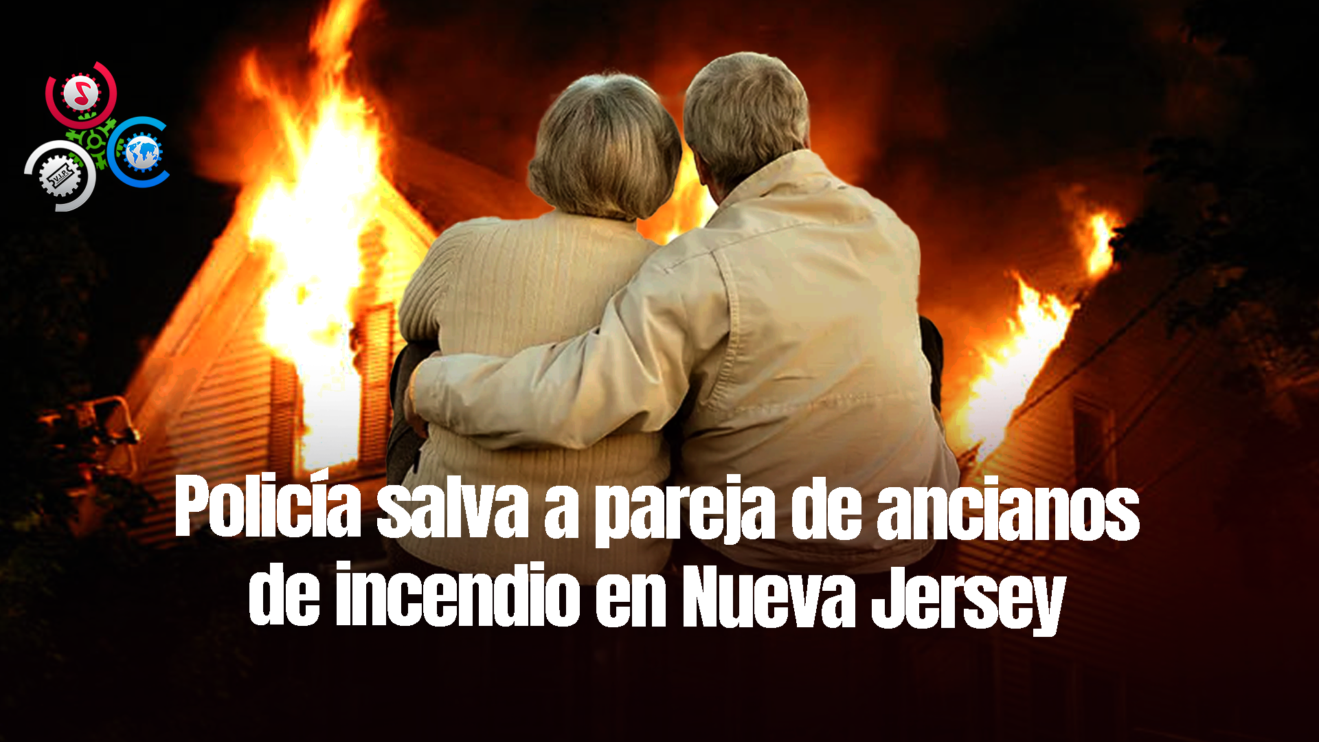 Policía Rescata A Hombre En Silla De Ruedas De Una Casa En Llamas En Nueva Jersey