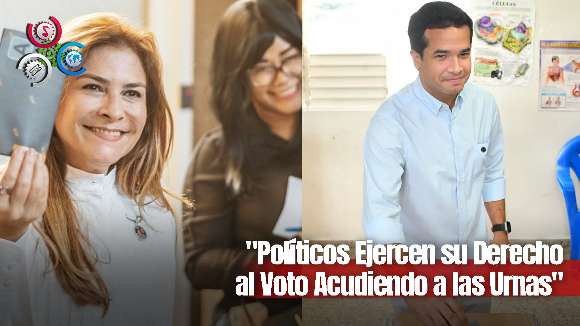 “Políticos Ejercen Su Derecho Al Voto Acudiendo A Las Urnas”