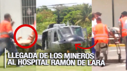 ¡Los Mineros Rescatados Ya Llegaron Al Hospital Ramón De Lara!