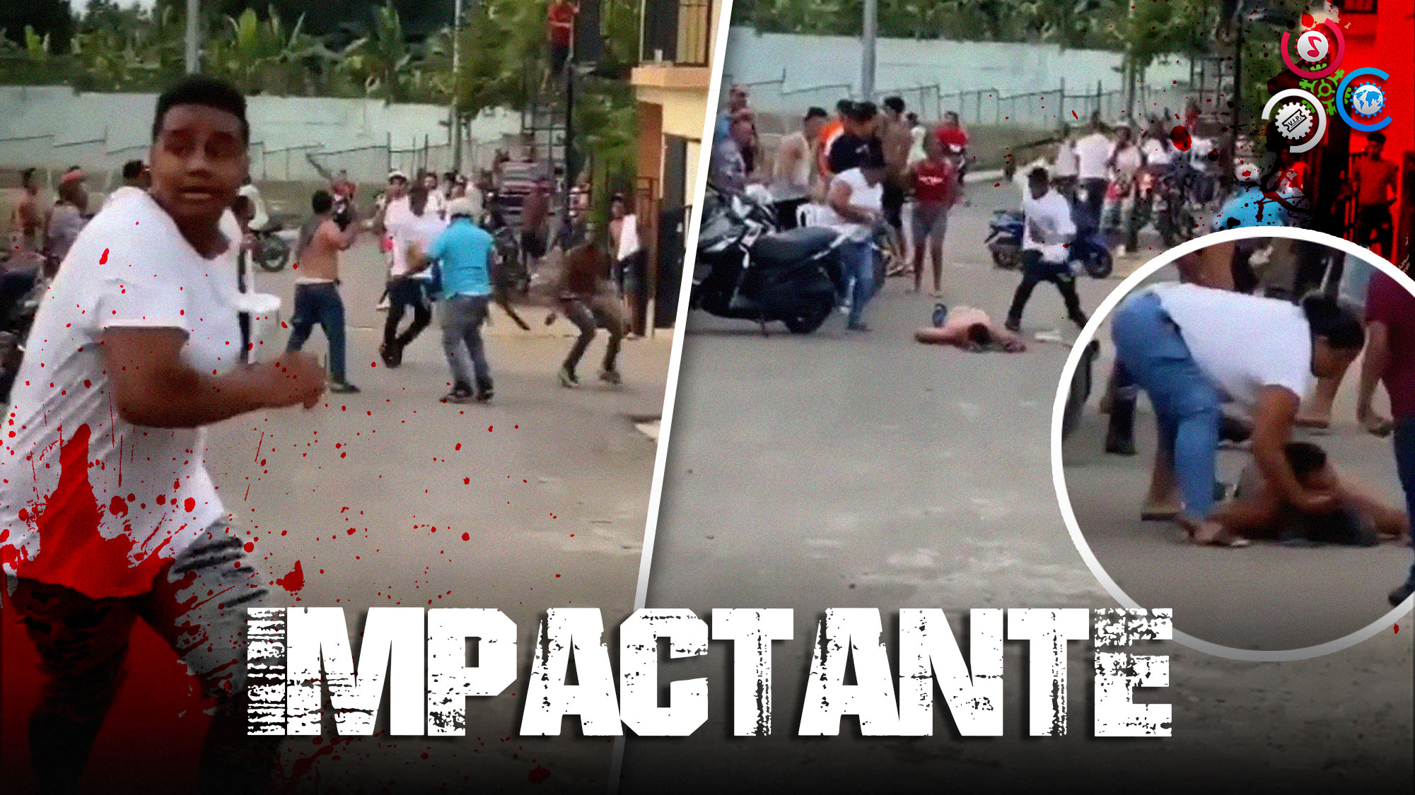 Video Capta Aterrador Momento En Que Hombre Recibe Machetazo En El Cuello Durante Una Pelea