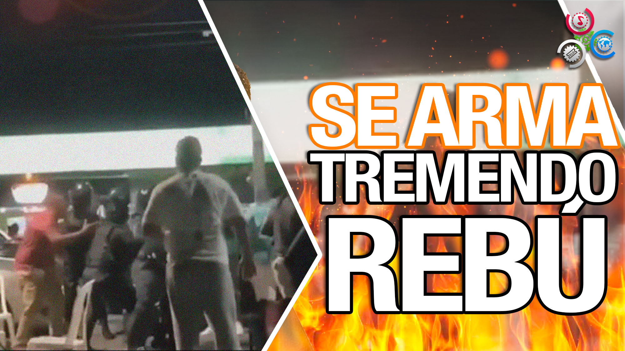 Policías Intentan Llevarse Unas Bocinas Y Se Arma Un Rebú Que Termina En Sillazos