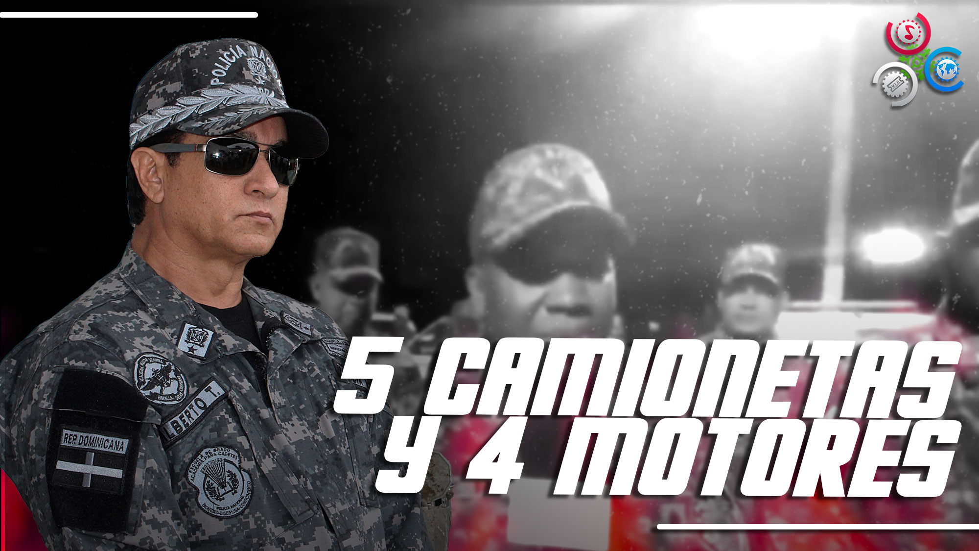 Director PN Entrega Cinco Camionetas Y Cuatro Motocicletas A SDO Para Reforzar Patrullaje