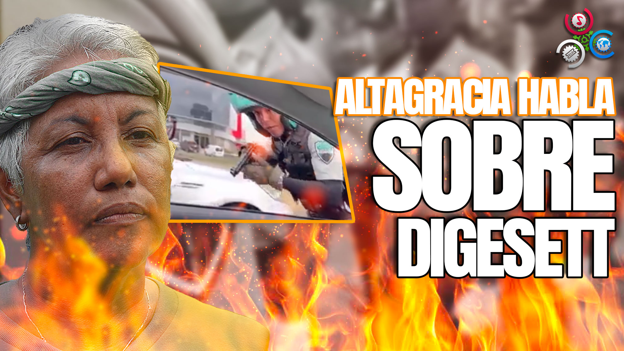 Altagracia Salazar Sobre Digesett Que Apunta Con Pistola A Ciudadano