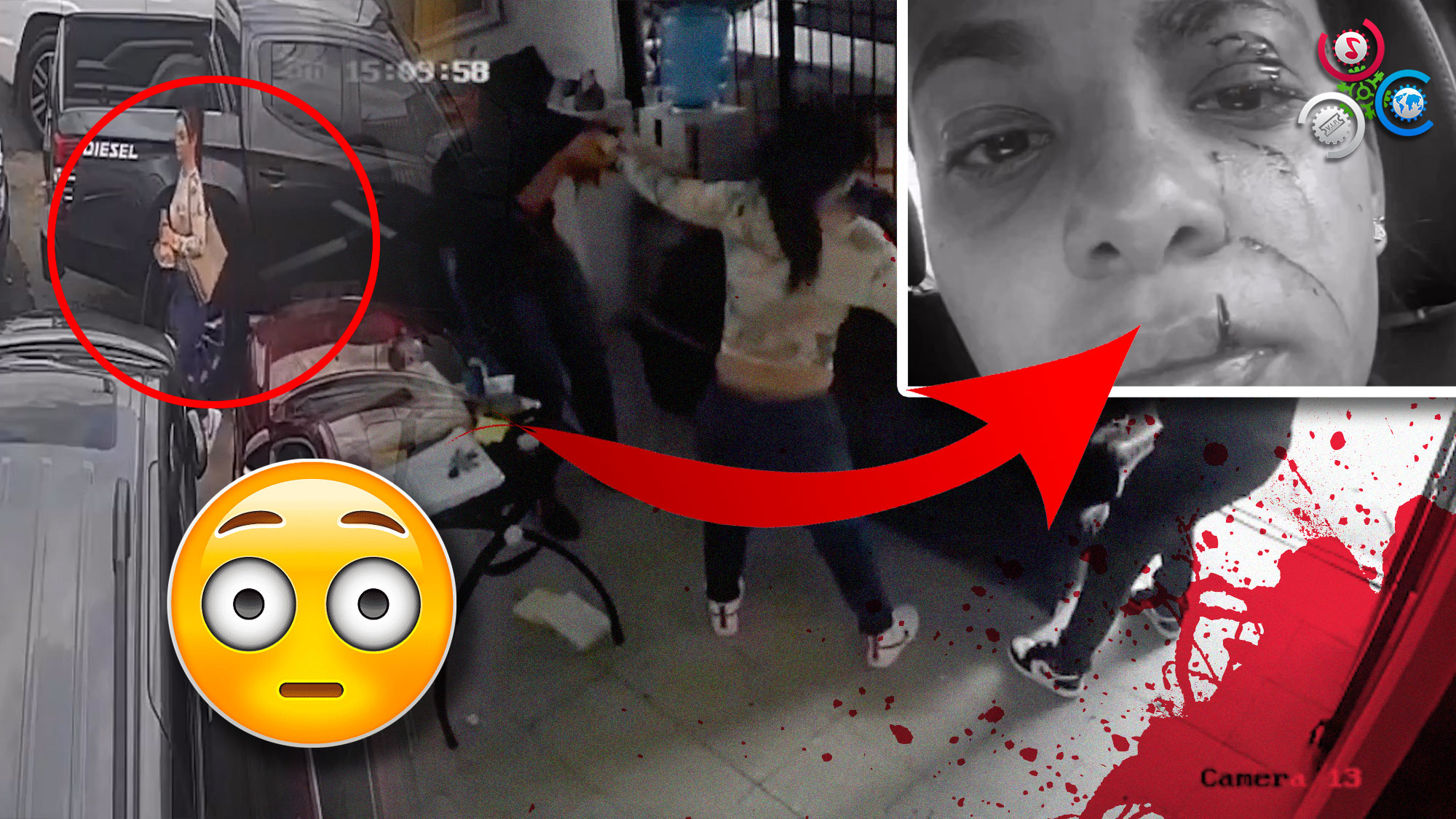 ¡Quedó Captado! Momento En Qué Mujer Ataca Brutalmente A Otra En Santiago