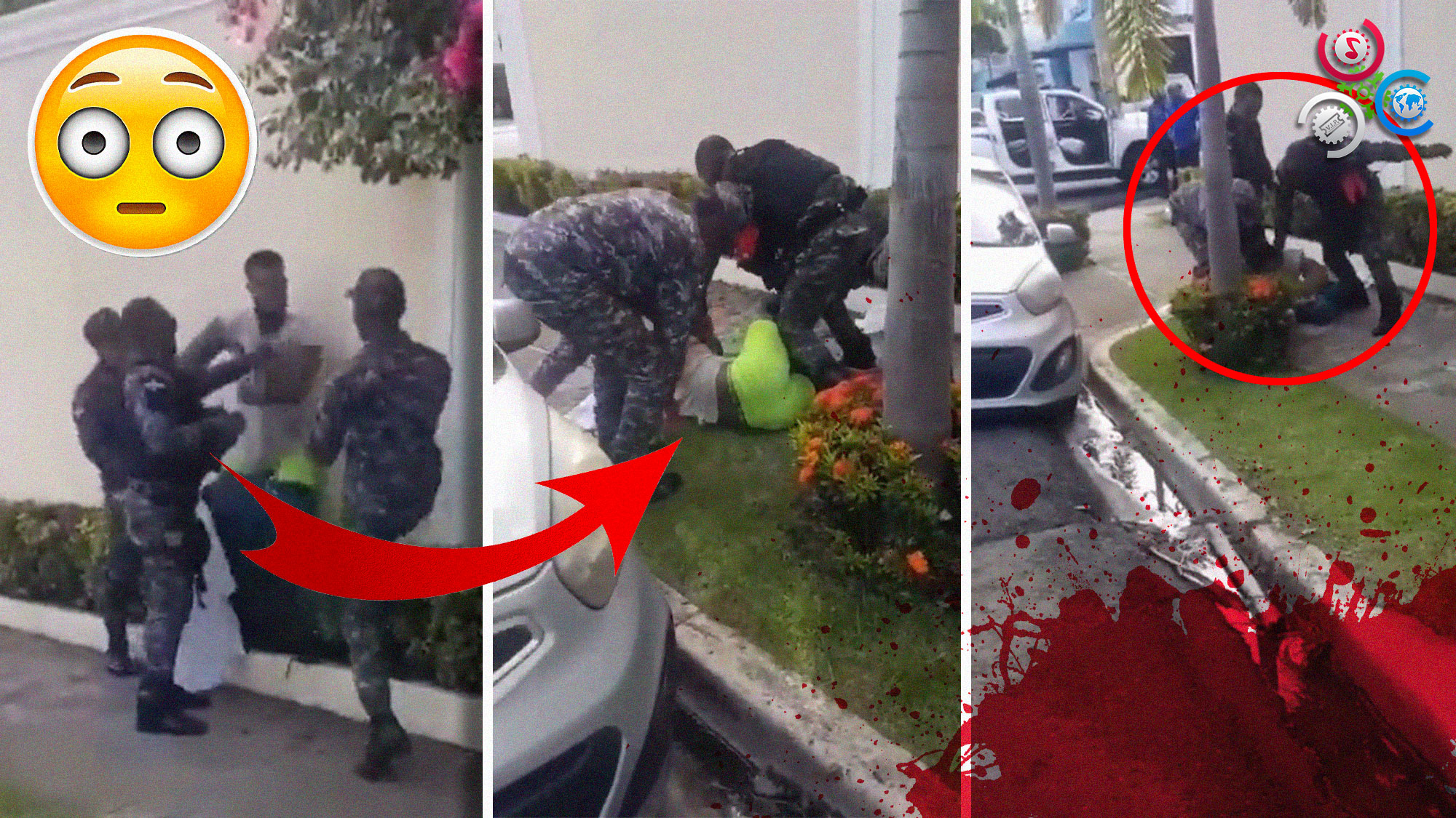 ¡Impactante! Tres Agentes De La Policía  Disparan Y Golpean Sin Piedad A Hombre, Todo Quedó Captado