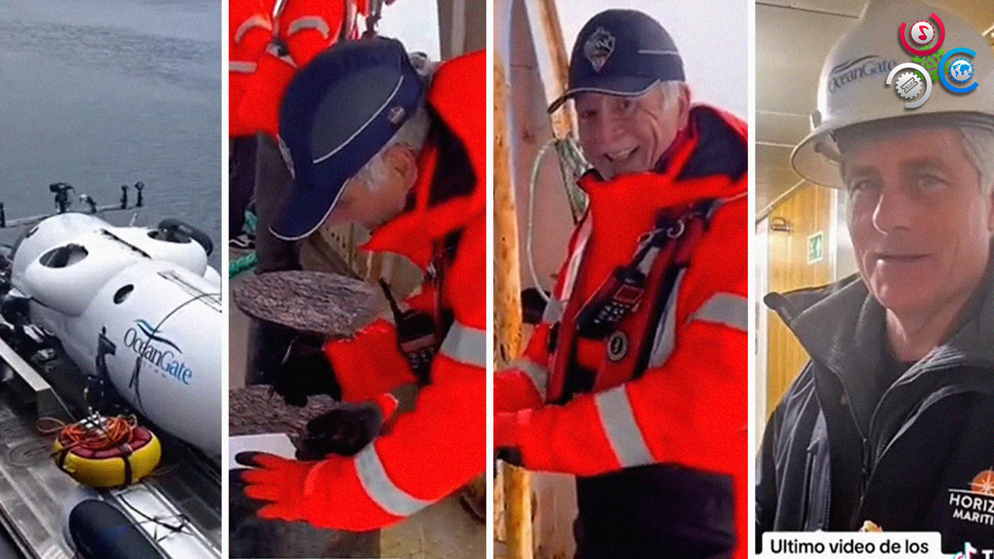 Este Es El Último Video de Los Tripulantes Del Submarino Antes De Bajar Al Titanic