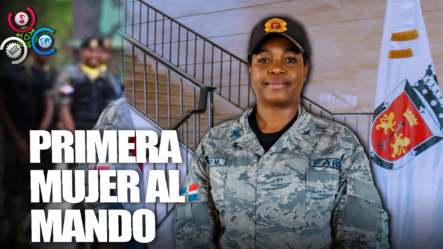 Coronel Aracelis Castro Designada Como PRIMERA MUJER Al Mando De La Policía Municipal Del DN