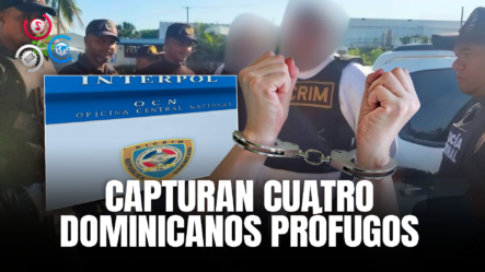 Interpol De RD Y Puerto Rico Capturan A Cuatro Dominicanos Prófugos Por Homicidio
