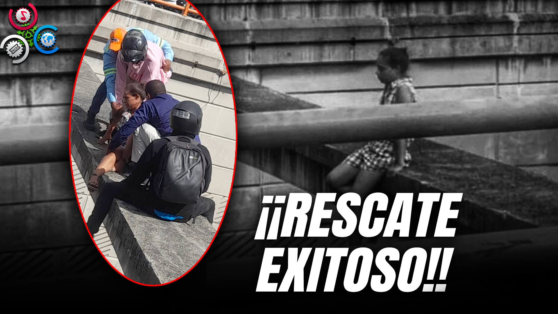 Mujer Intenta Lanzarse Del Desnivel De La 27 De Febrero