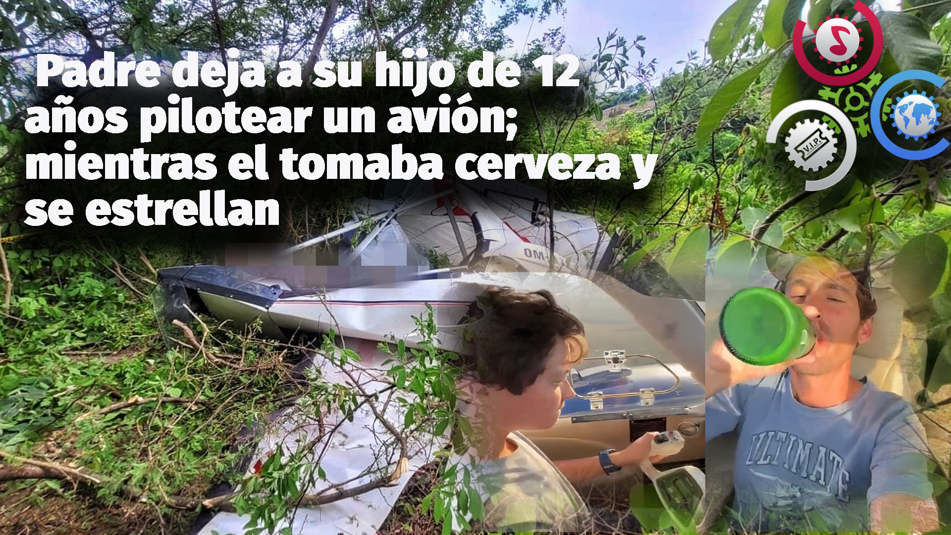 Padre Deja A Su Hijo De 12 Años Pilotear Un Avión Y Se Estrellan