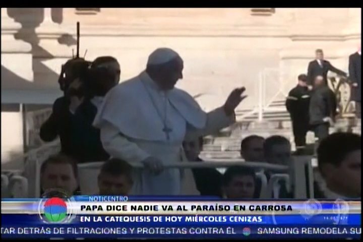 Nadie Va Al Paraíso En Carroza: “Papa Francisco”
