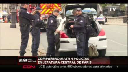 Compañero Mata 4 Policías En Jefatura Central De París