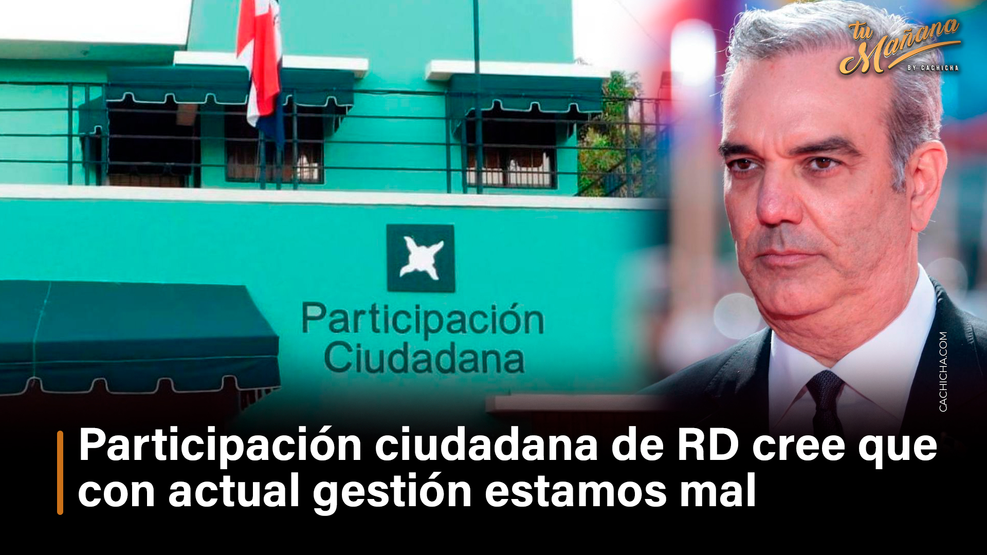 Participación Ciudadana Cree Que Con La Actual Gestión Estamos Mal
