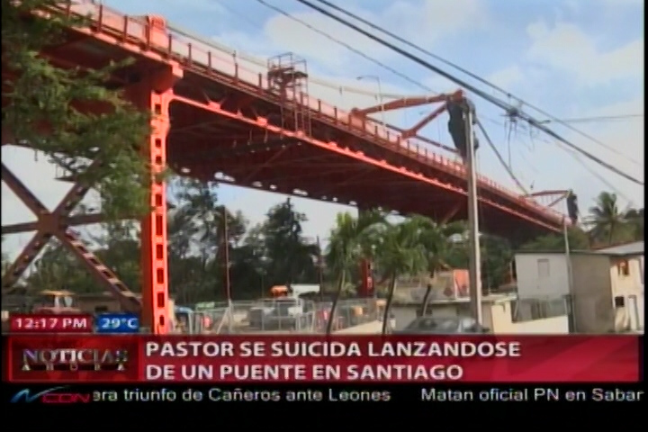 Se Suicida En Pastor Lanzándose Del Puente Hermanos Patiño