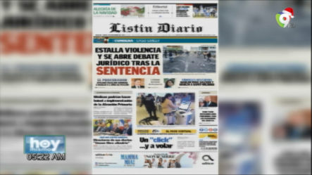Entérate De Las Noticias Con Las Principales Portadas De Los Diarios De Hoy 08  De Noviembre 2018