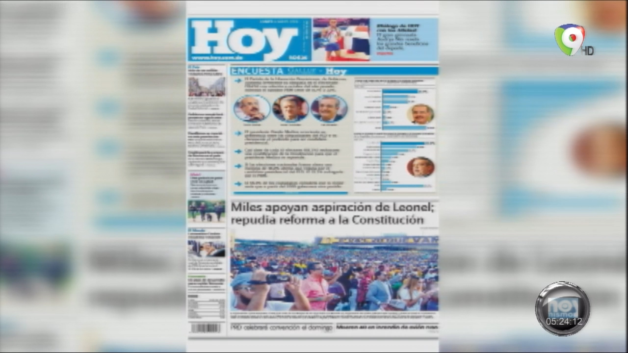 Portada De Los Periódicos Del Día De Hoy 06 De Mayo 2019