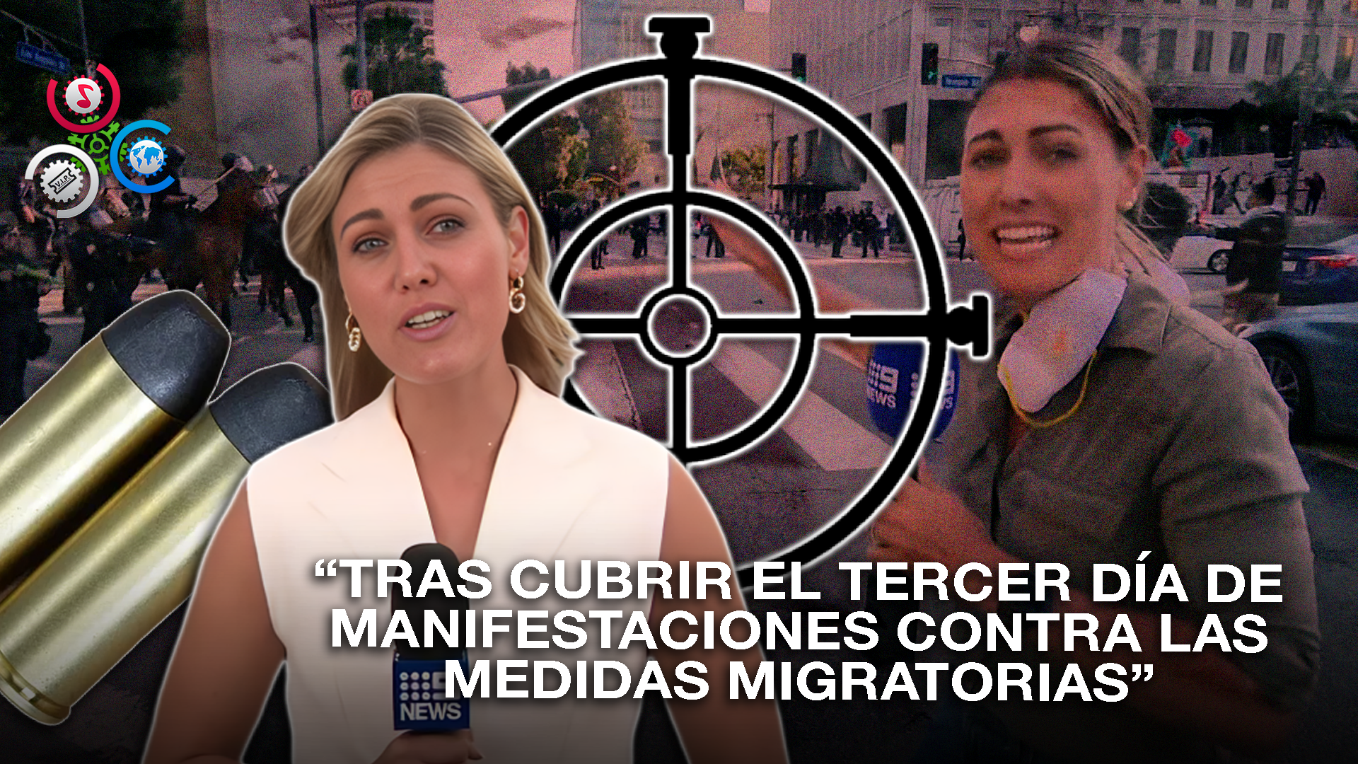 Periodista Resulta Herida Por Bala De Goma Durante Cobertura En LA