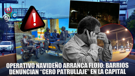 Pese A Lanzamiento De Operativo, Presencia Policial Sigue Siendo Mínima En Sectores De La Capital