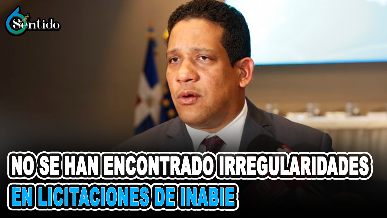 Abril Peña – Pimentel Dice Que No Se Han Encontrado Irregularidades En Licitaciones De Inabie | 6to Sentido