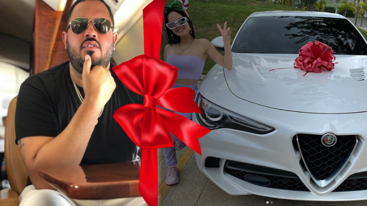 Pina Records Sorprende A Natti Natasha Con Un Fabuloso Carro Alfa Romeo | Conexión Urbana