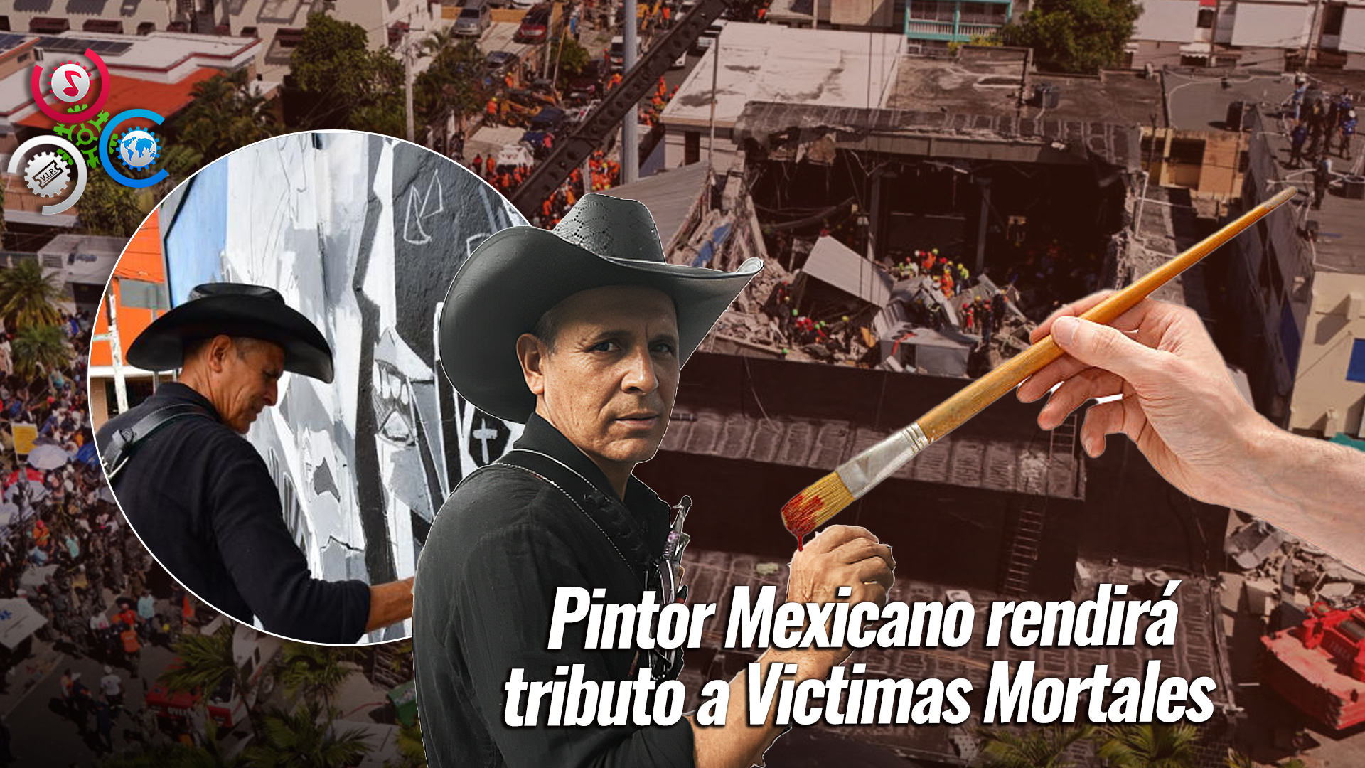 Mexicano Que Pintó Mural En SC, Pintará Mural En Honor A Víctimas Del Jet Set