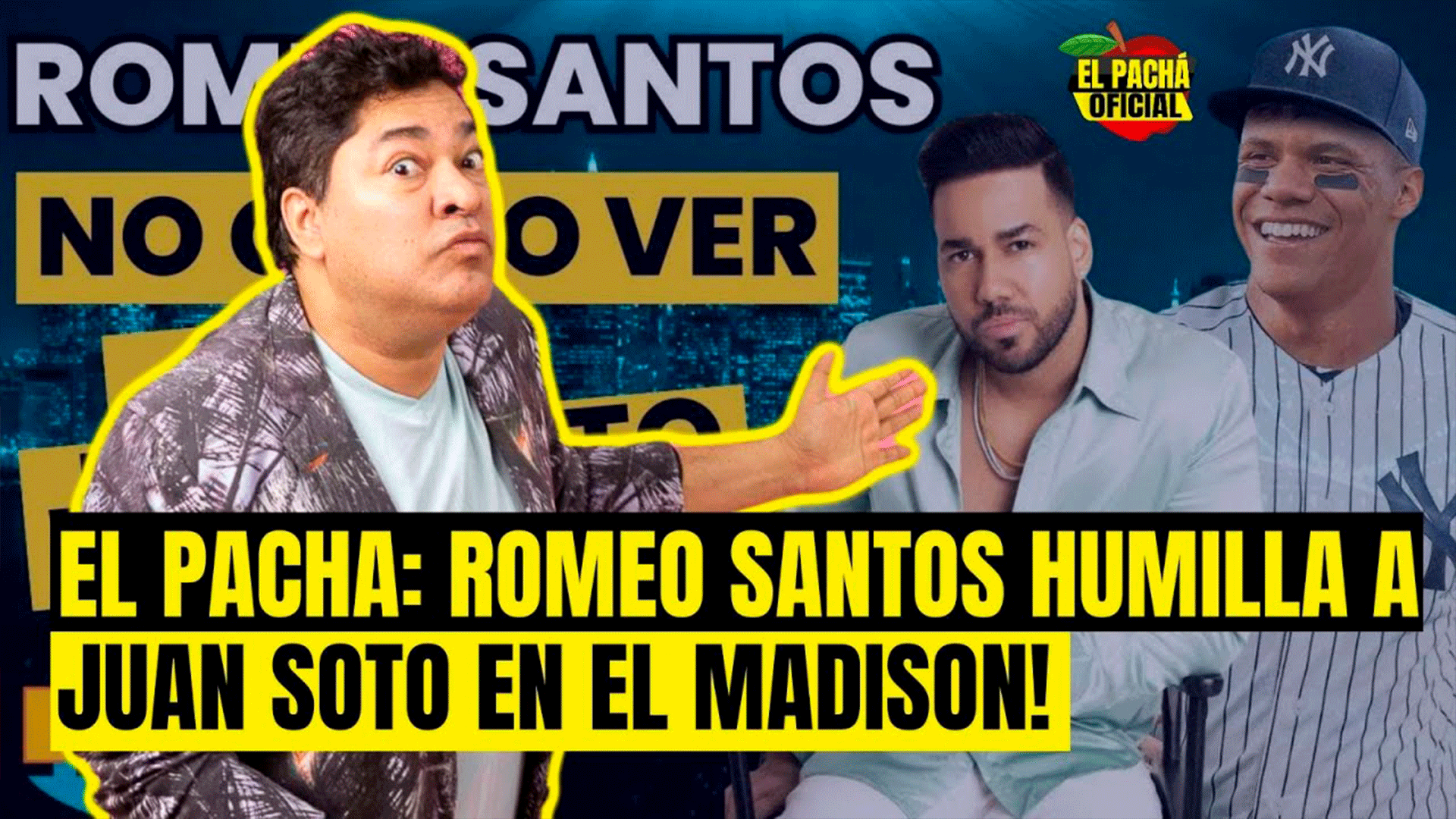 EL PACHA: ROMEO SANTOS HUMILLA A JUAN SOLO EN EL MADISON