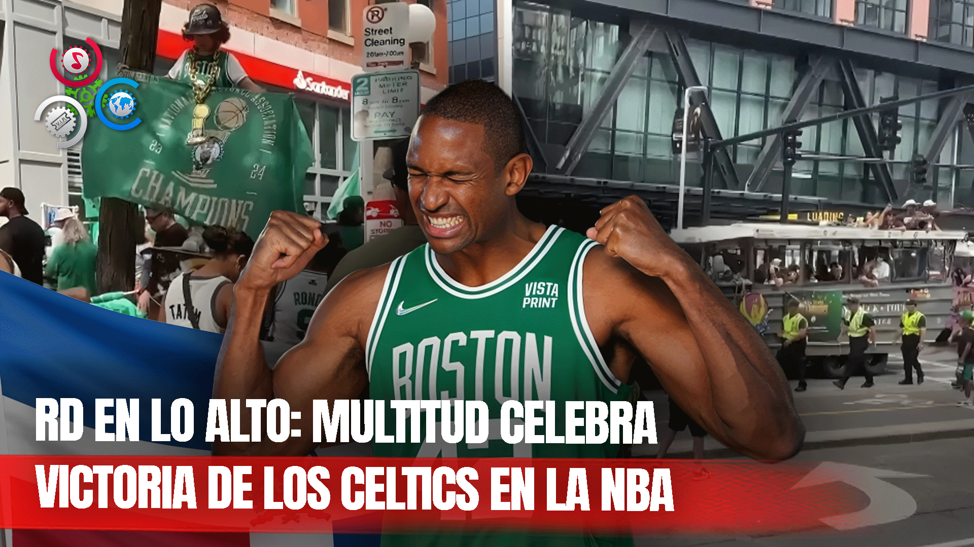 Una Multitud Celebra En Boston La Victoria De Los Celtics En La NBA