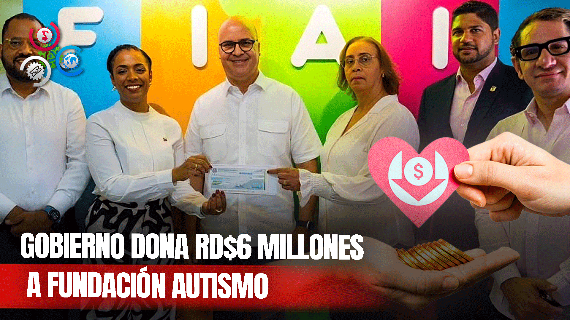 Entregan Donativo De RD$6 Millones A Fundación Integral Autismo E Inclusión Social