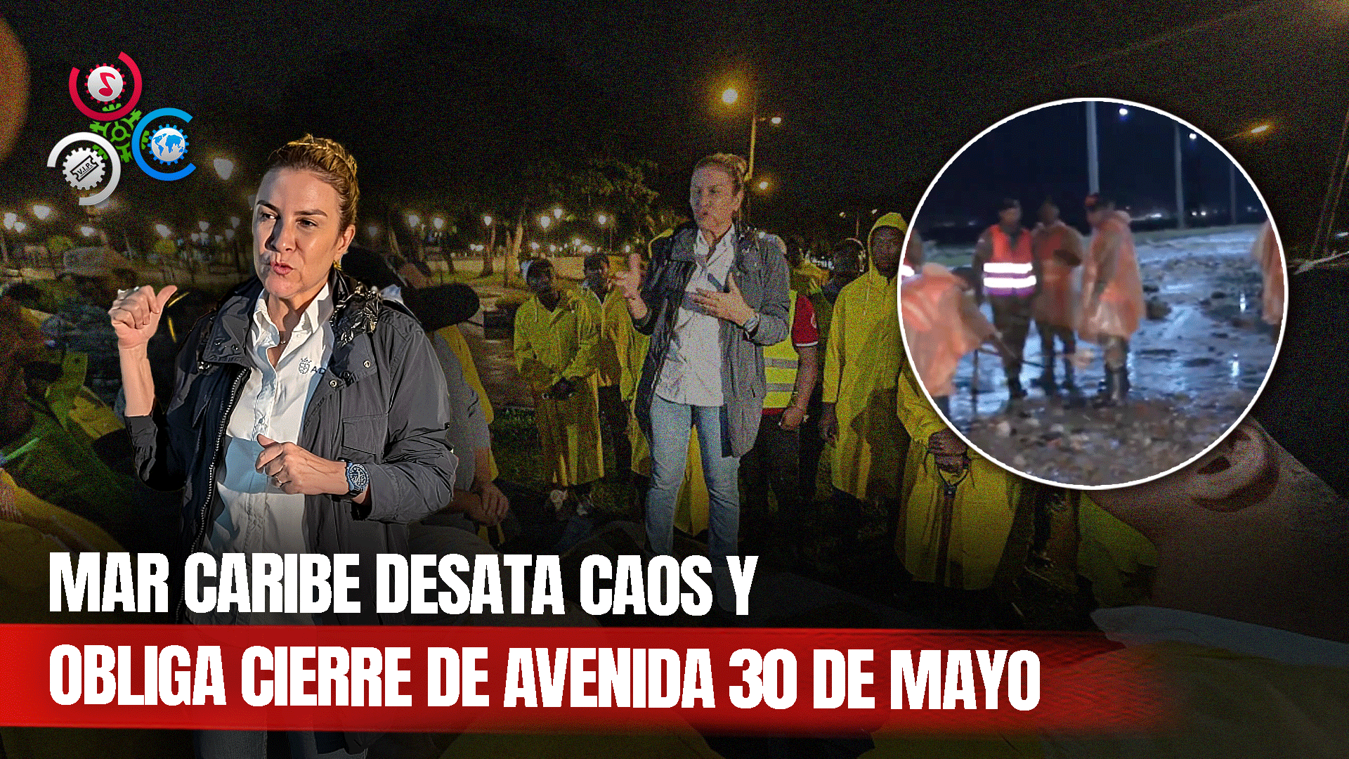 El Mar Caribe Lanza Escombros Y Provoca Cierre De Avenida 30 De Mayo