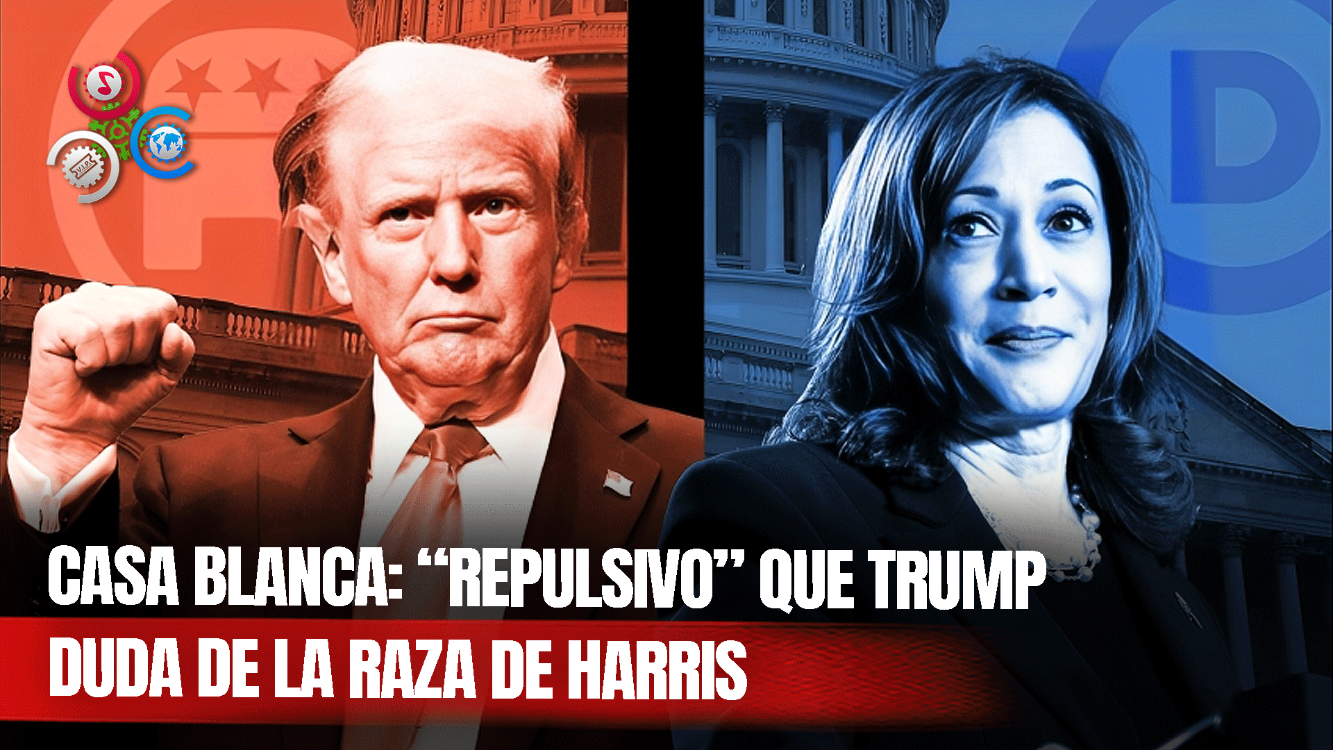 Para La Casa Blanca Es “repulsivo” Que Trump Ponga En Duda La Raza De Harris