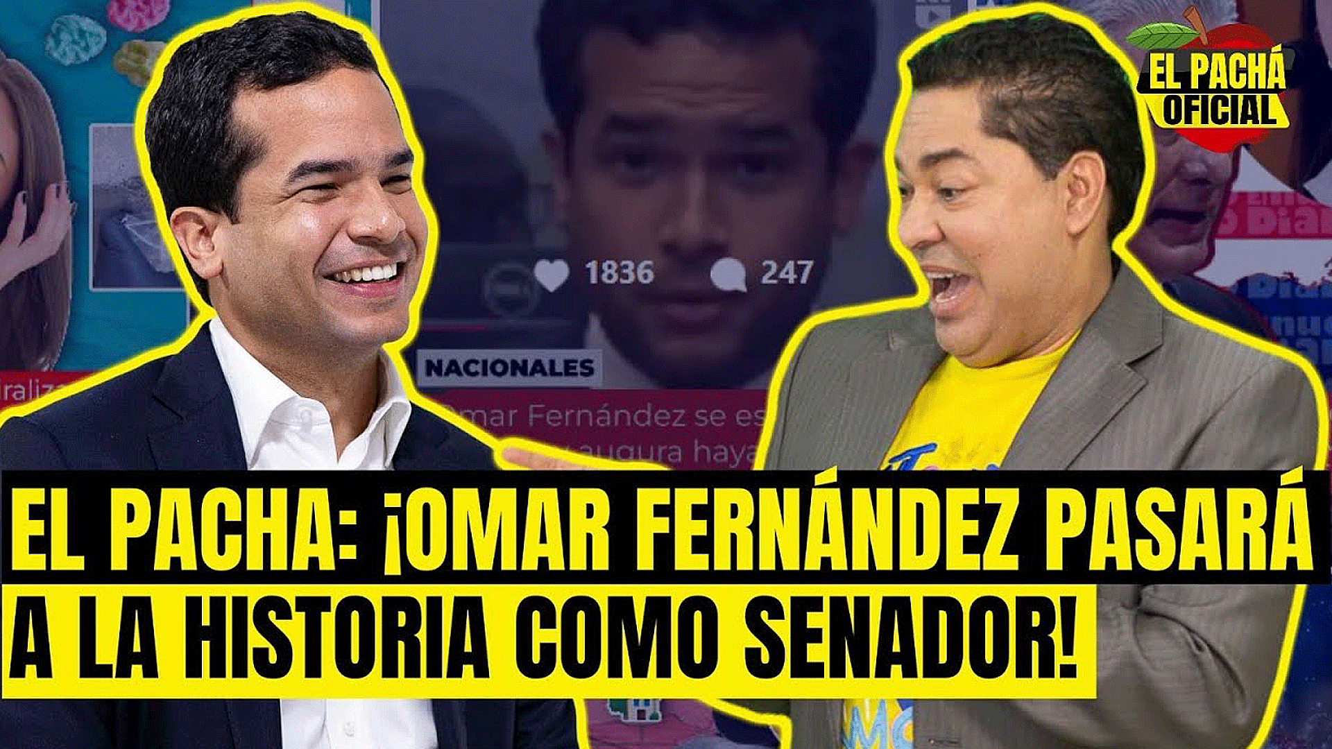 EL PACHA; OMAR FERNANDEZ PASARA A LA HISTORIA COMO SENADOR