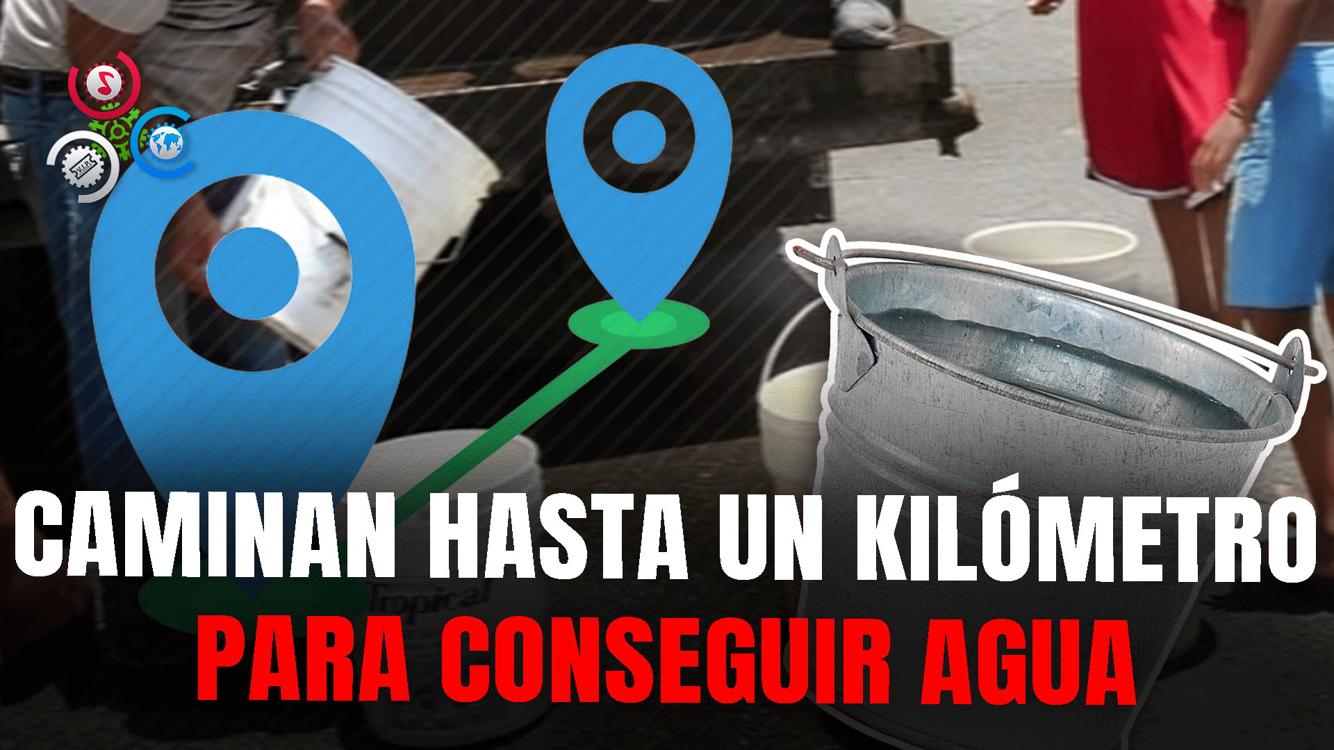 Hasta Un Kilómetro Deben Caminar En El Abanico De Herrera Para Conseguir Cubos De Agua