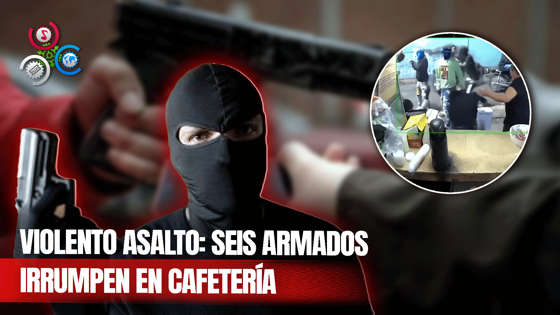 6 Delincuentes Asaltan A Mano Armada Una Cafetería En Quita Sueño De Haina