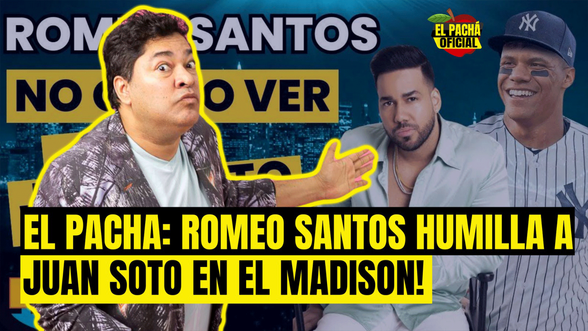EL PACHA: ROMEO SANTOS HUMILLA A JUAN SOLO EN EL MADISON