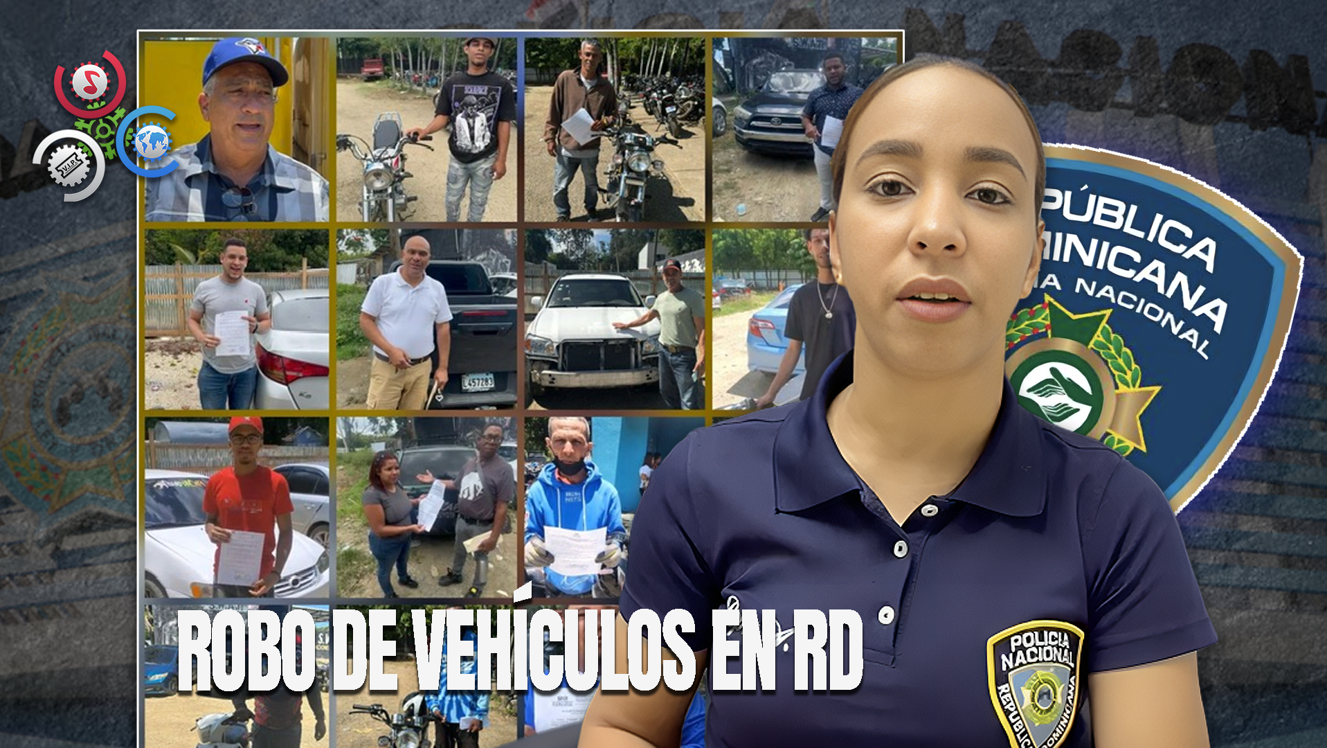 Policía Nacional Santiago Entrega 16 Vehículos Recuperados Tras Ser Reportados Como Robados