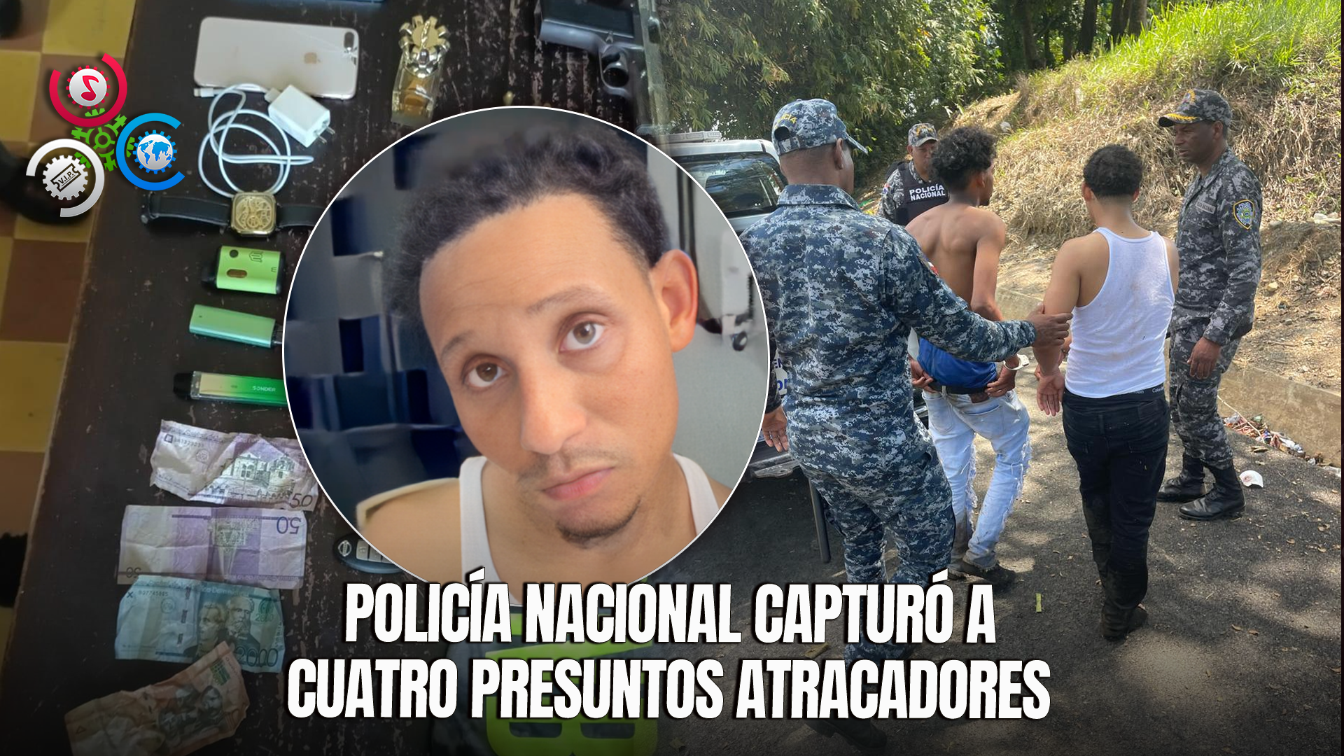 Policía Nacional Frustra Asalto Y Captura A Cuatro Implicados En Sánchez Ramírez