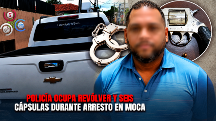 Policía Apresa Hombre Con Arma Ilegal Durante Operativo En Moca